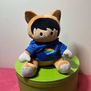 Salesforce Trailblazer Plush Astro Raccoon Plush Hoodie Rainbow Pride 9”